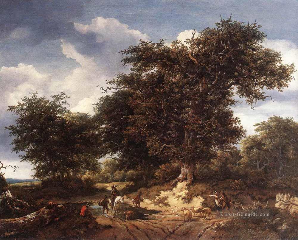 Die große Eiche Jacob Isaakszoon van Ruisdael Ölgemälde